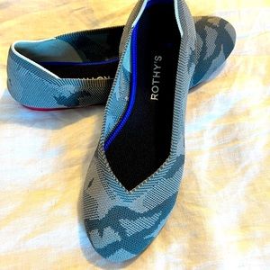 Rothy’s *Discontinued* Grey Camo “The Flat” Sz8.5